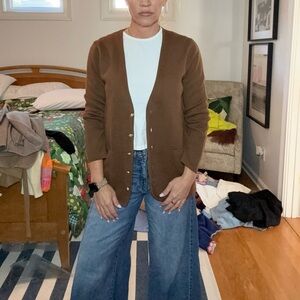 J. Crew Brown Women's Cardigan Sweater